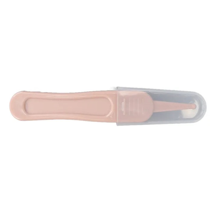 Aspirator nazal manual siliconic pentru bebelusi, portabil, sigur, transparent
