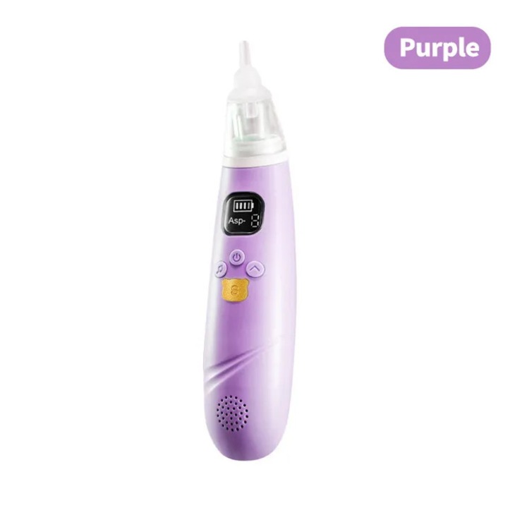 Aspirator nazal electric bebelusi, reglabil, muzica, violet