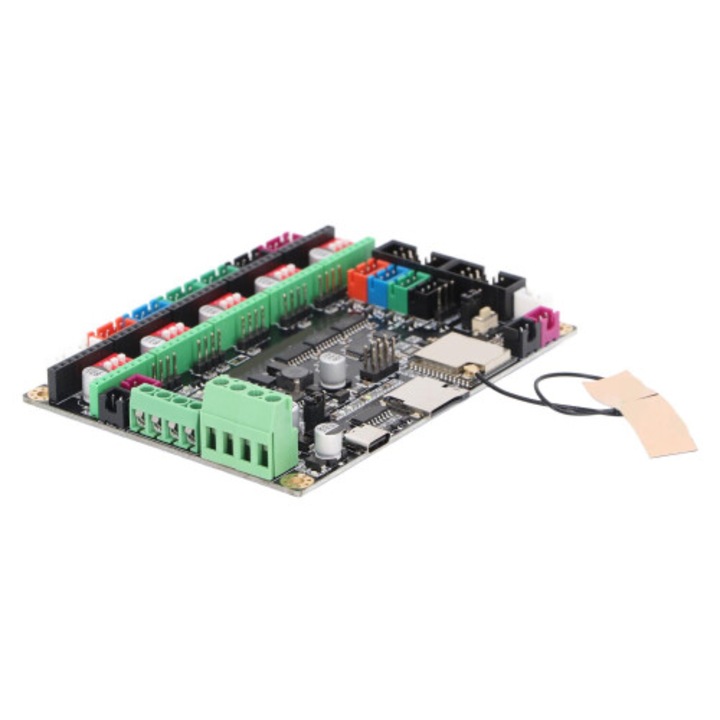 3D принтерна дънна платка ESP32 240MHz с 5 драйвера A4988, DC12-24V