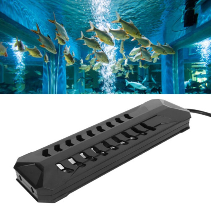 Lumina acvariu submersibila UV, plastic, 12V, rezistenta la apa
