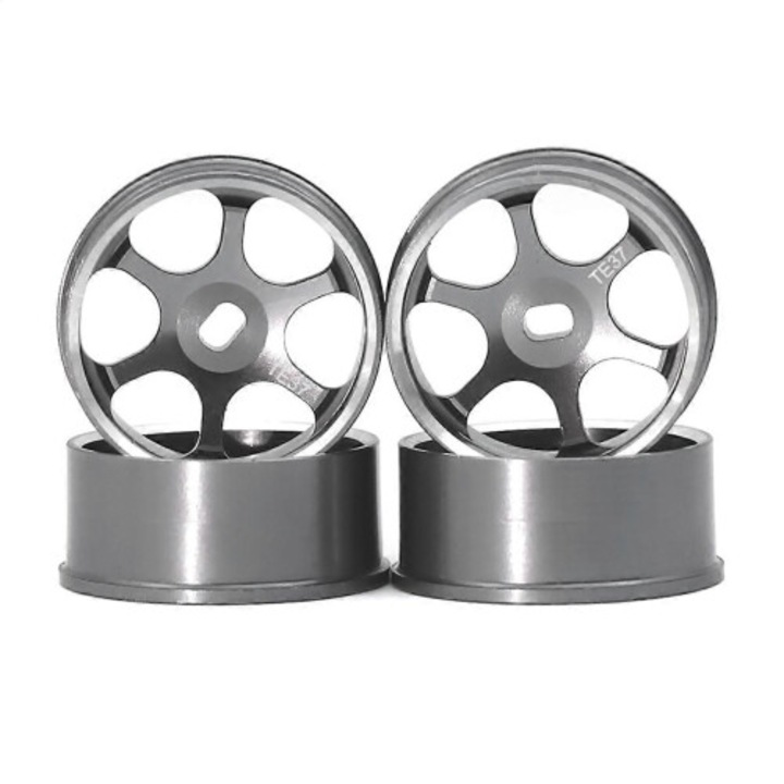 Set 4 roti metalice drift pentru masini RC 1/28, aluminiu