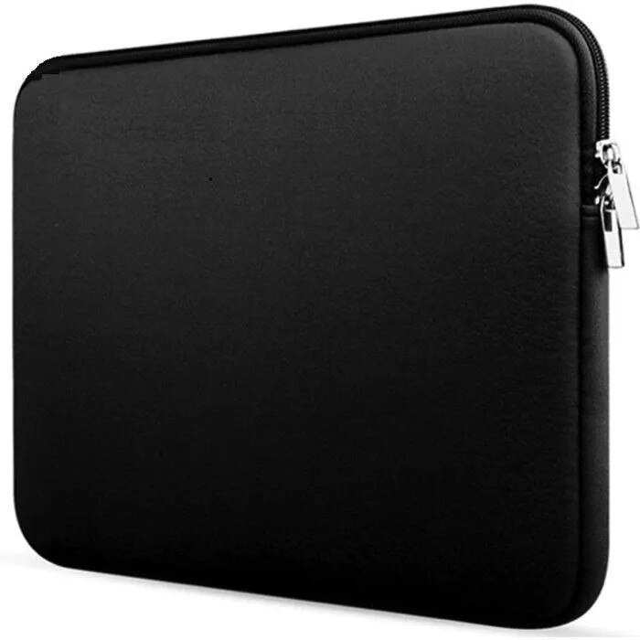 Husa laptop 14 inch neopren negru rezistenta la apa 32.5x24x2.5cm