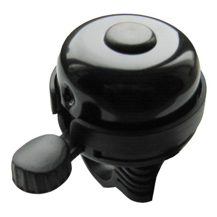 Clopotel bicicleta Saks 33mm negru aluminiu plastic