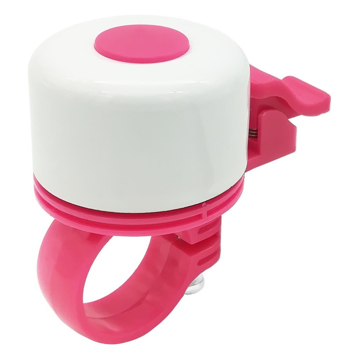 Clopotel bicicleta Saks mini mecanic roz 35mm