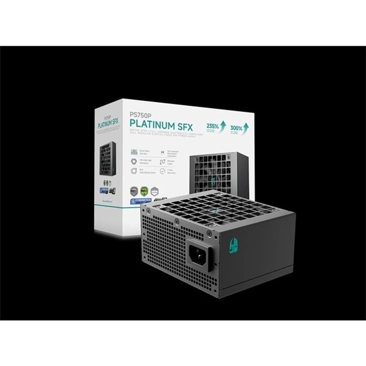 Sursa PC DeepCool PS750P 750W 80+ Platinum modulara 12cm ATX 3.1