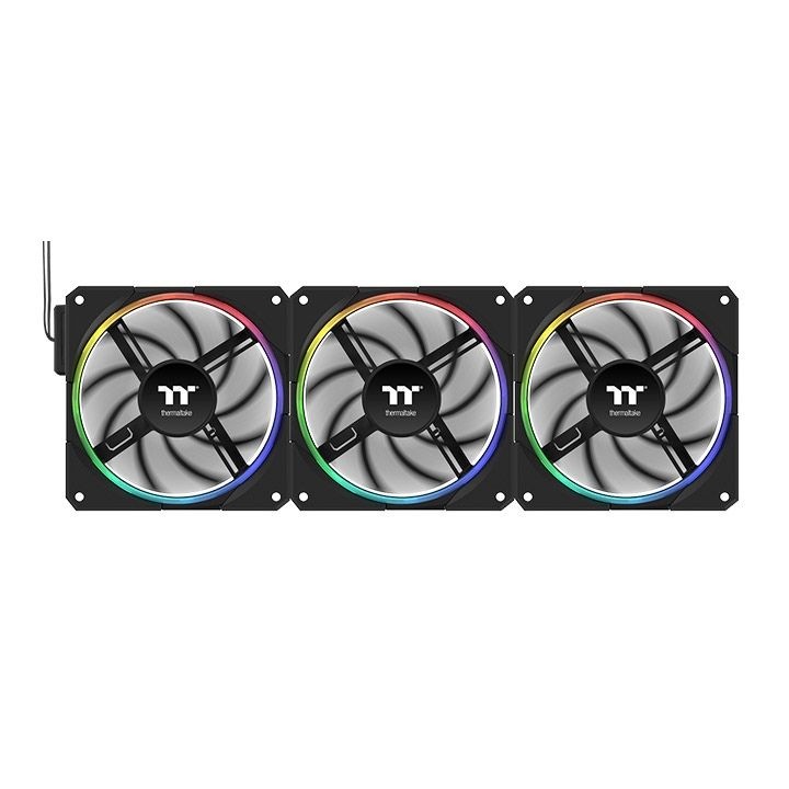Ventilátor PC Thermaltake TS120 EX RGB szett 3 db 12x12cm többszínű
