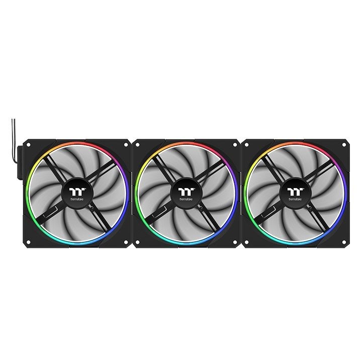 Ventilatoare PC Thermaltake TS140 EX RGB set 3 buc 14x14cm multicolor 500-2000rpm