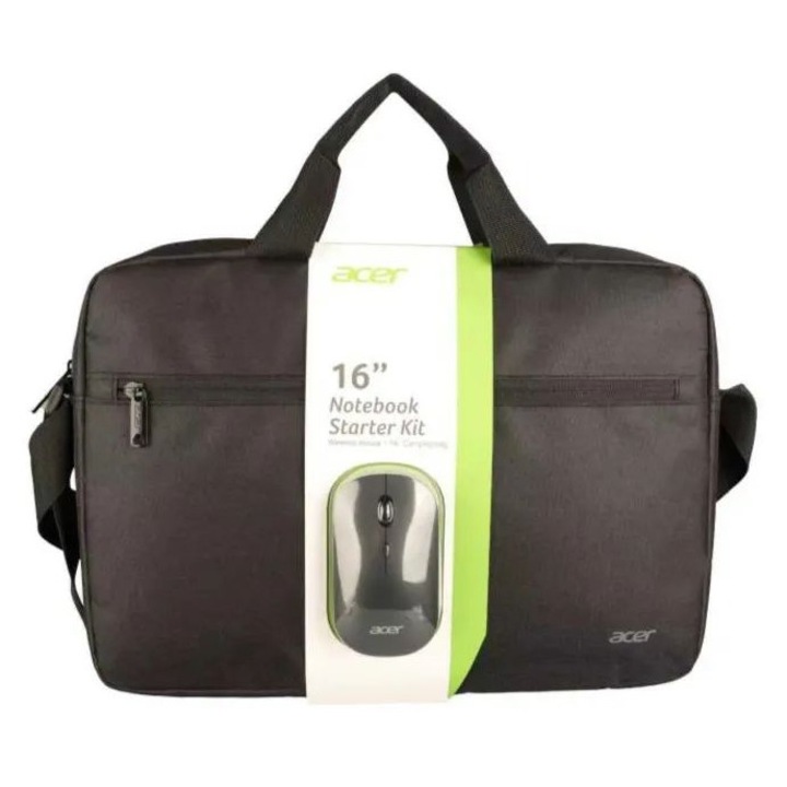 Geanta laptop Acer AAK510 Starter kit 16", negru, poliester