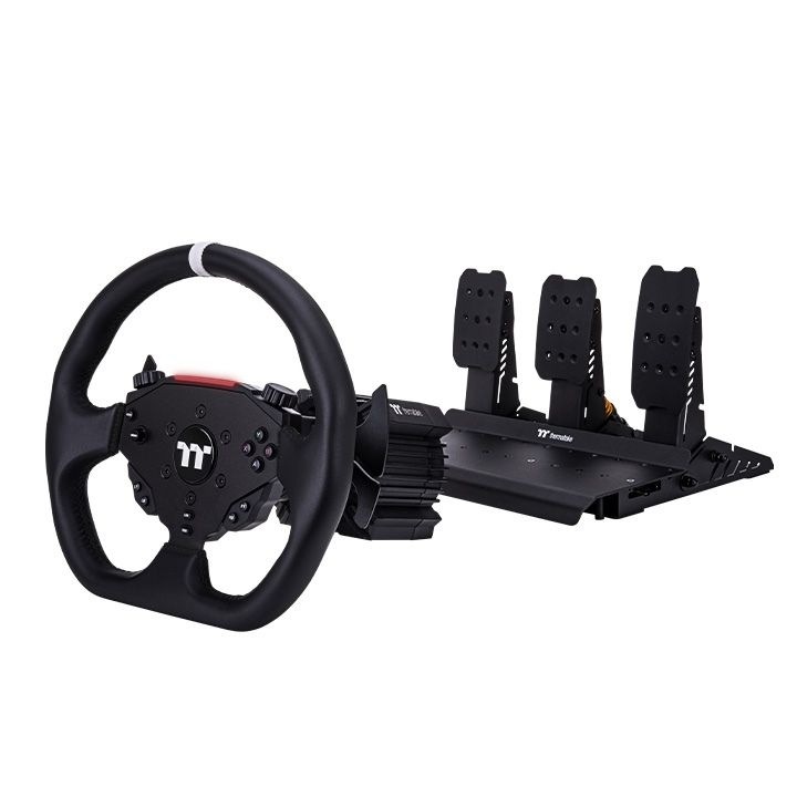 Volan racing Thermaltake G6 Direct Drive cu pedale, negru