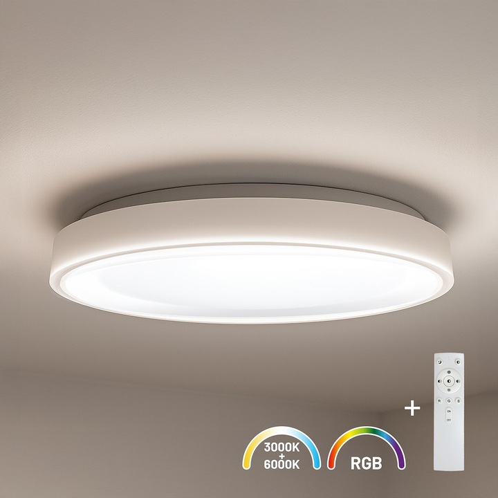 Plafon Eko-Light Melo LED 36W szabályozható fehér 39cm