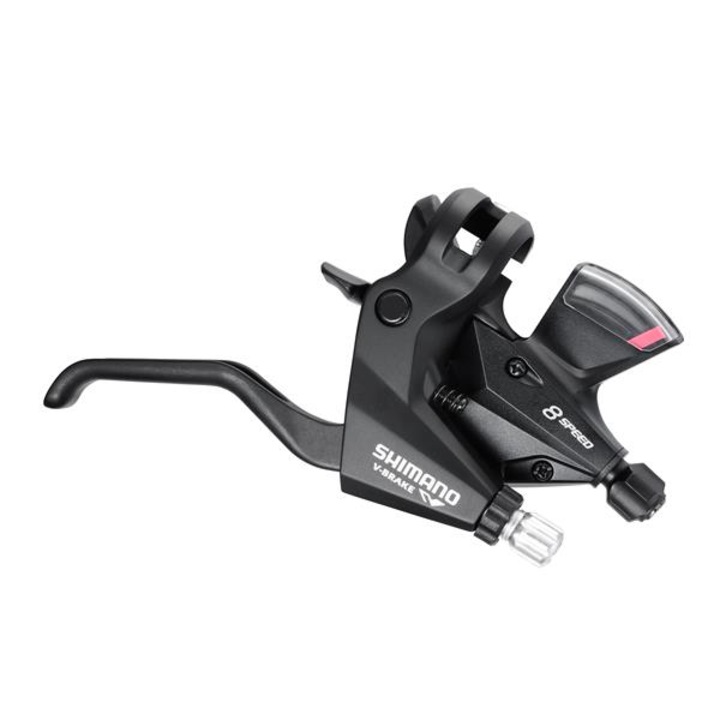 Shimano ST-M310 váltókar, 8 sebességes, fekete, V-fék, jobb