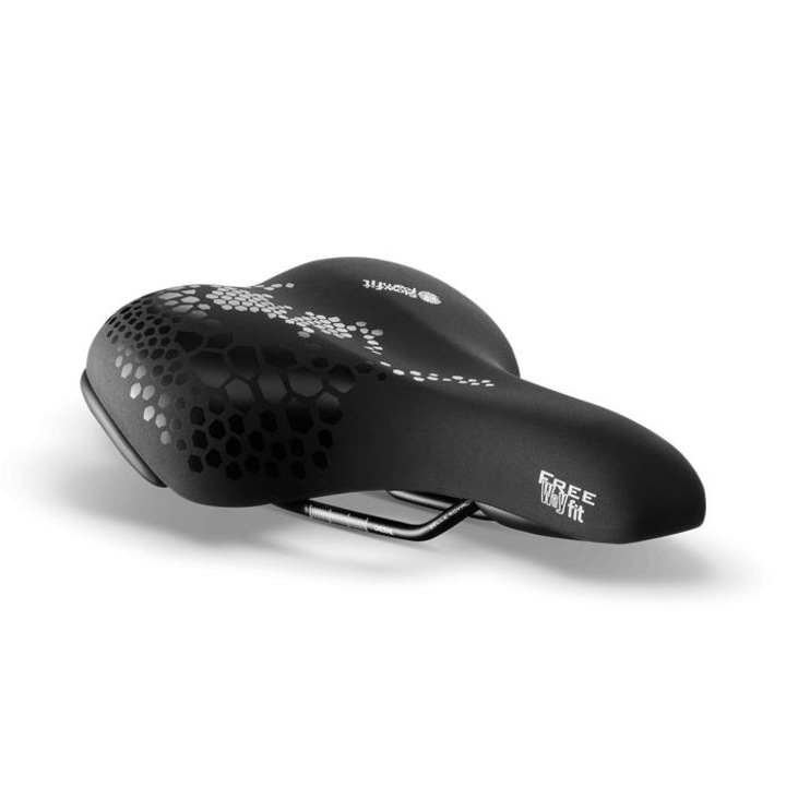 Sa bicicleta dama Selle Royal Free Way Fit, confort spuma, negru, 18.8x26cm