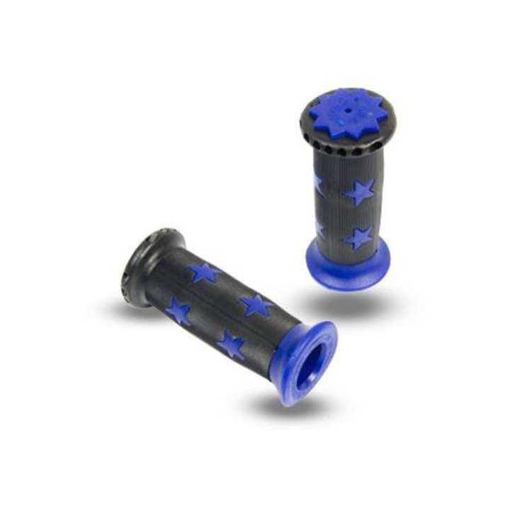 Mansoane motocicleta ProGrip albastru negru cauciuc 2 buc