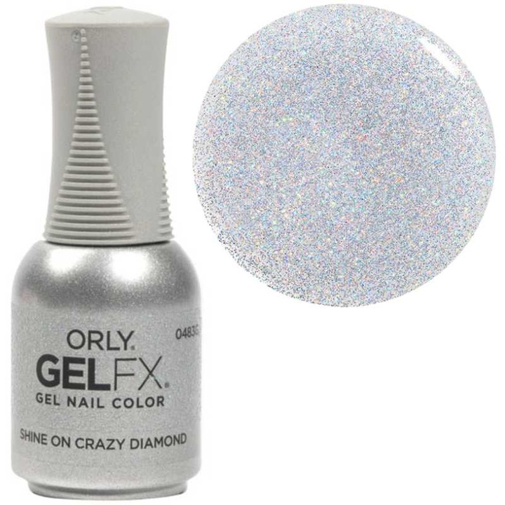 Orly, Gelfx, Glitter, Lac de unghii semi-permanenta, Shine On Crazy Diamond, 18 ml