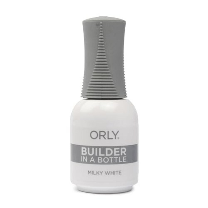 Kitul de construit intr-o sticla Orly, Gelfx Builder In A Bottle, semi-permanent, vopsea pentru unghii, alb miscat, 18 ml