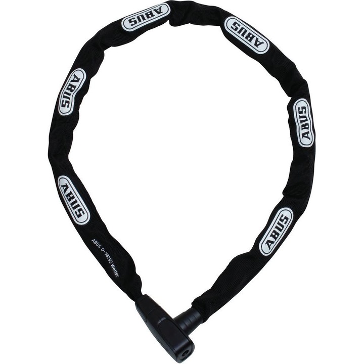 ABUS City Chain 6800 láncos lakat, 6mm acél, fekete, 110cm