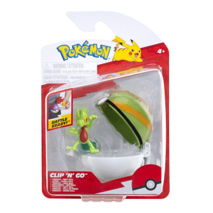 Pokémon Clip N Go - гнездо на Treecko с топка