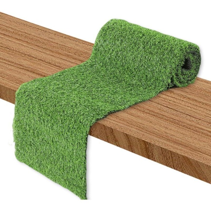 Traversa de masa iarba artificiala 35x120cm verde