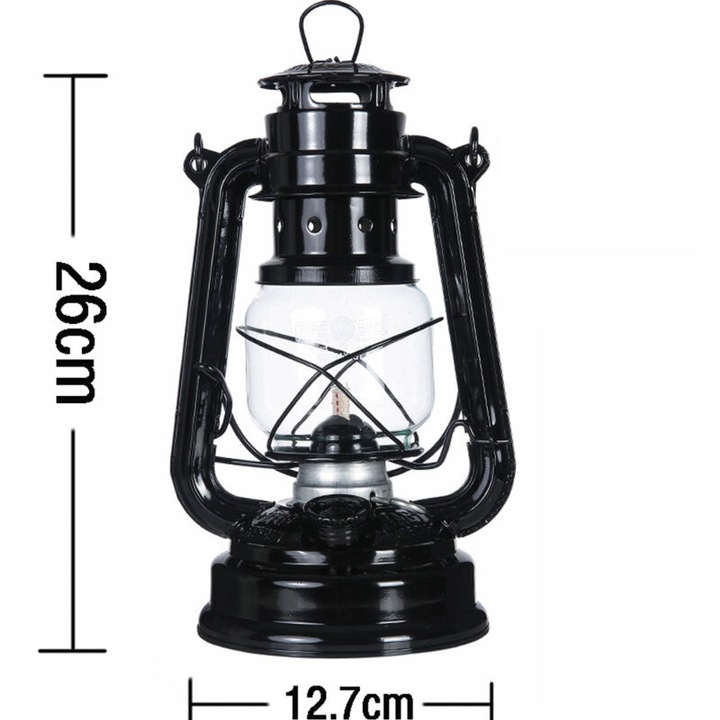 Lumina camping in aer liber, 12.7x26x15cm