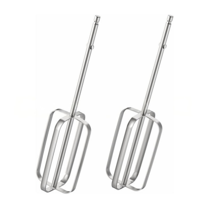 Accesorii pentru mixer manual din otel inoxidabil, 2 piese, teluri electrice universale pentru amestecare si aluat, inlocuire pentru bucatarie