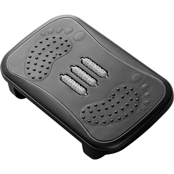 Suport ergonomic pentru picioare cu masaj - Confort optim pentru birou si acasa, ameliorarea durerii si imbunatatirea circulatiei sangelui la nivelul picioarelor