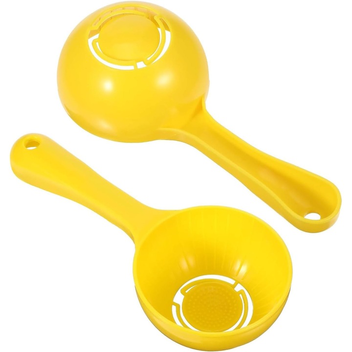 Matrita pentru orez, lingura pentru onigiri, antiaderenta, din plastic durabil cu maner ergonomic, galben, 1 buc