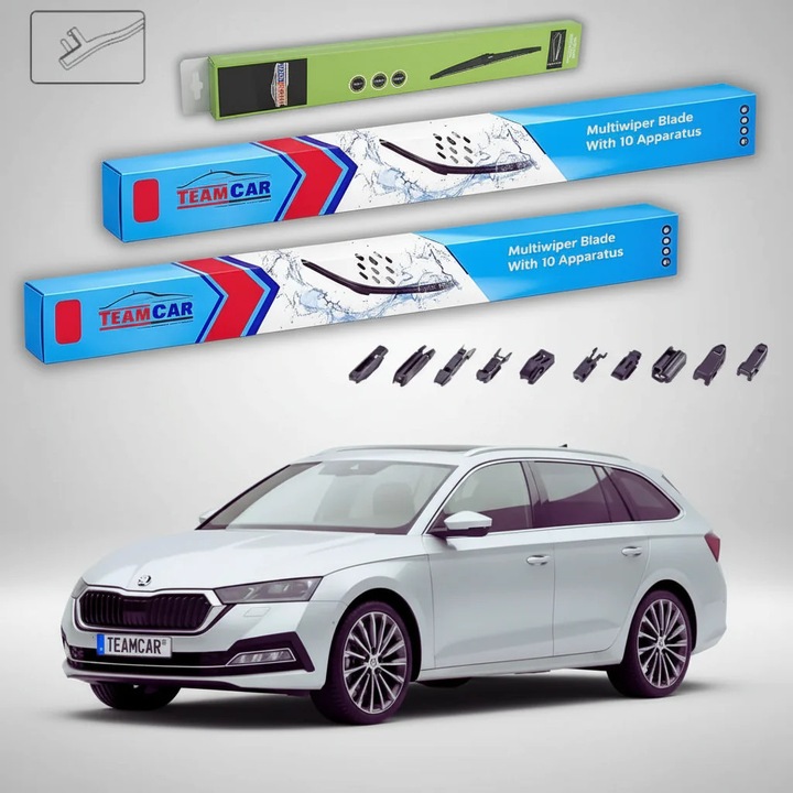Stergatoare Skoda Octavia IV Combi NX5 06.2022-prezent, Set Fata si Spate Flat – TeamCar®