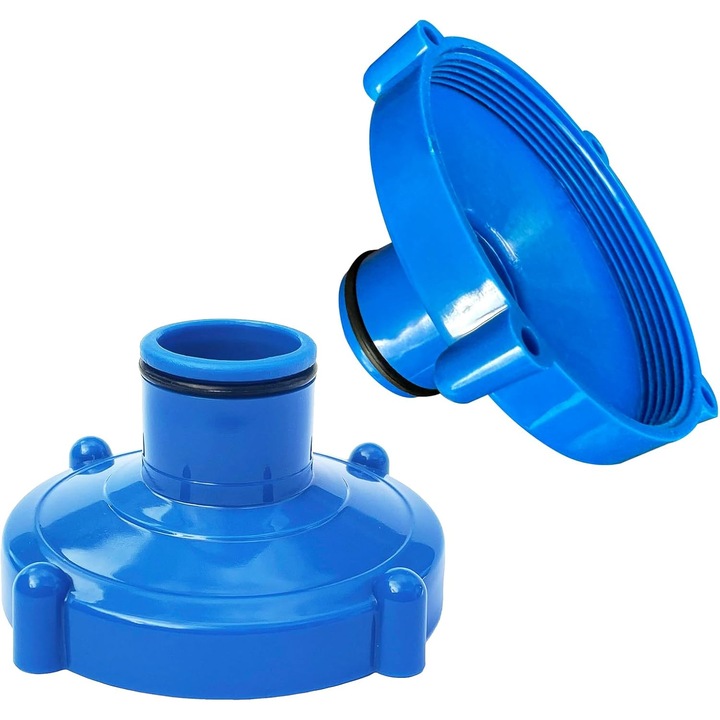 2 buc. Adaptor furtun aspiratie piscina (85 mm la 32 mm) pentru furtun aspiratie