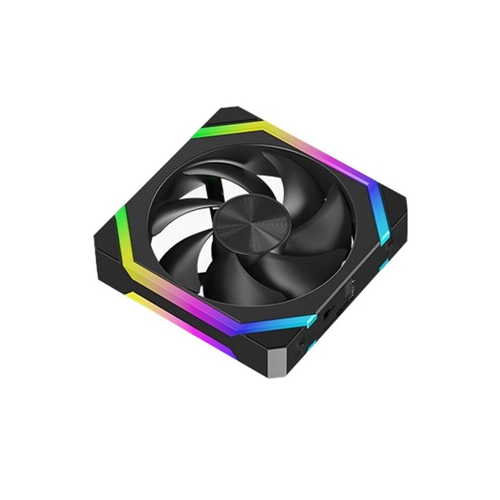 Ventilator PC 12cm ARGB PWM 4 pini 800-1800rpm multicolor