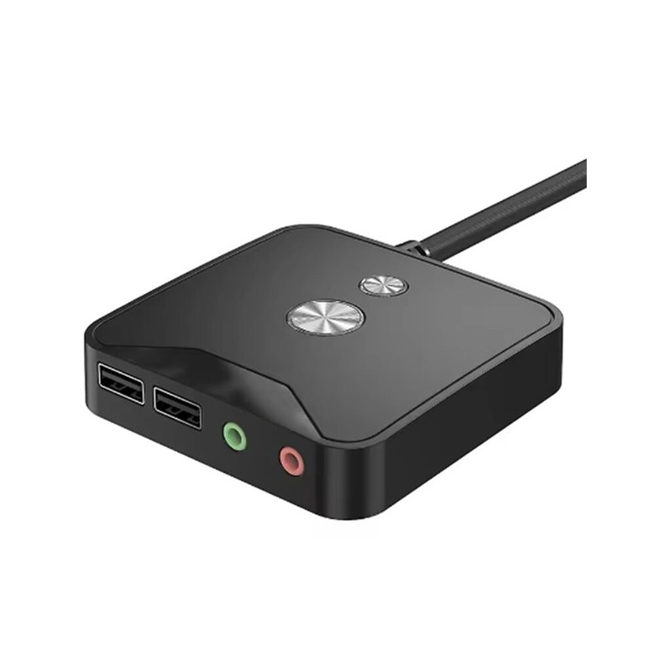 Cablu extensie comutator PC buton pornit/oprit negru 1m