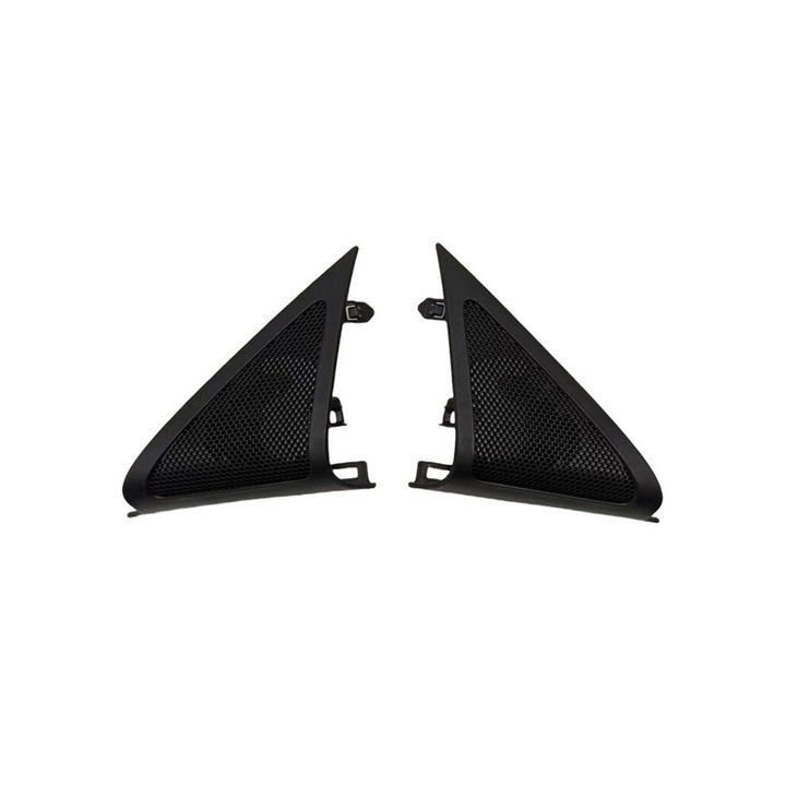 Capace difuzoare auto, set, ABS, negru, 2 buc