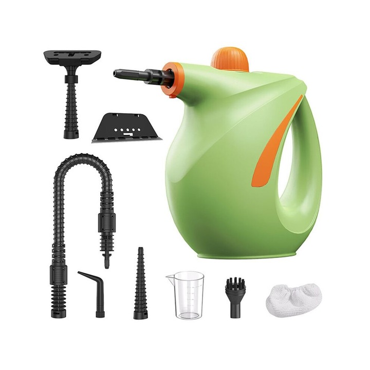 Aparat de curatat cu abur portabil multifunctional 1200W alb 700ml