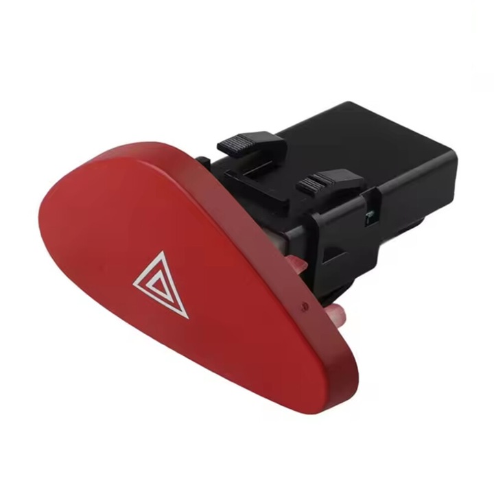 Buton comutator semnalizare avarie, rosu negru, 4 pini, plastic, stanga, 504097210