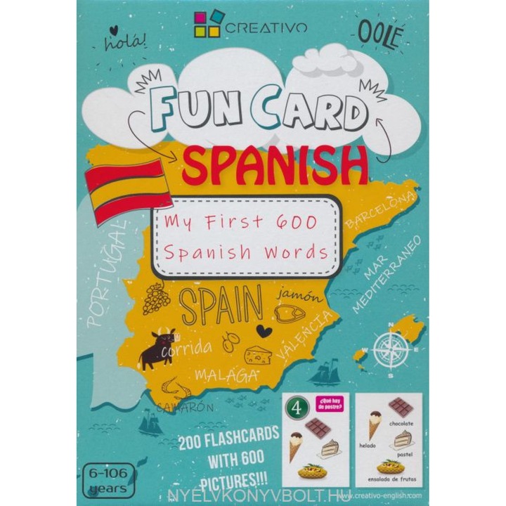 Fun Card: My First 600 Spanish Words