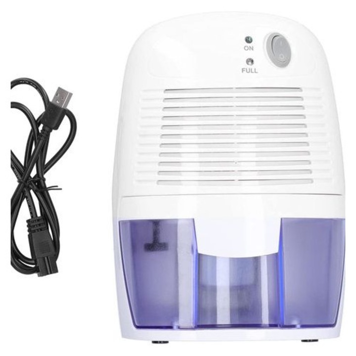 Dezumidificator portabil 500ml alb eficienta A+ silentios
