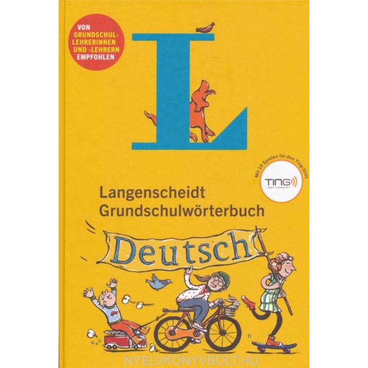 Langenscheidt Dicționar școlar primar german Cu 19 jocuri pentru stiloul Ting