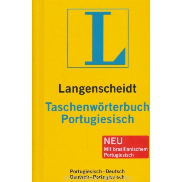 Langenscheidt Dicționar de buzunar Portugheză - NOU - Cu portugheză braziliană - Portugheză-Germană/Germană-Portugheză