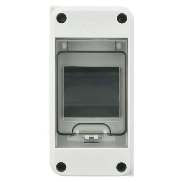 Elektromos kültéri vízálló doboz 3 modul ABS 72x155x95mm IP65