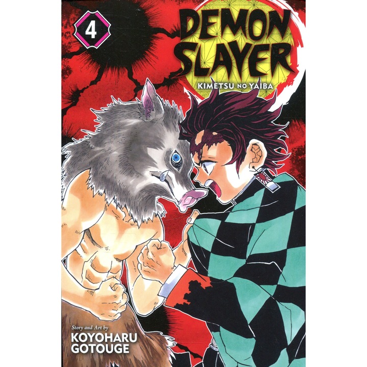 Demon Slayer: Kimetsu no Yaiba - Volume 4 - Koyoharu Gotouge, editia 2019