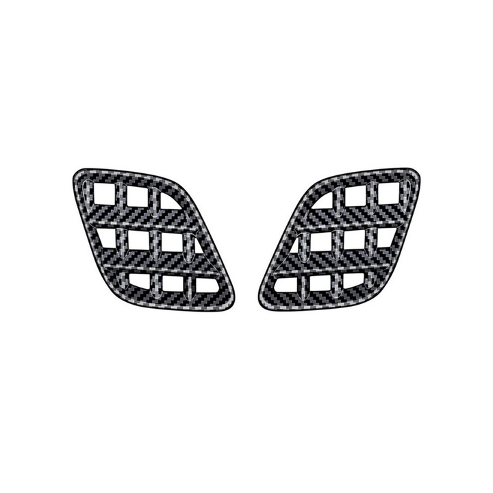 Autocolant cadru aer conditionat bord Swift 2024, ABS, carbon, set 2 buc