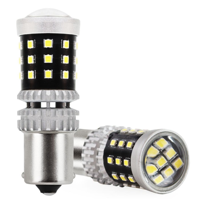 BA15S P21W CANBUS 2016 39SMD 1156 R10W R5W Fehér 12V/24V autós LED szett