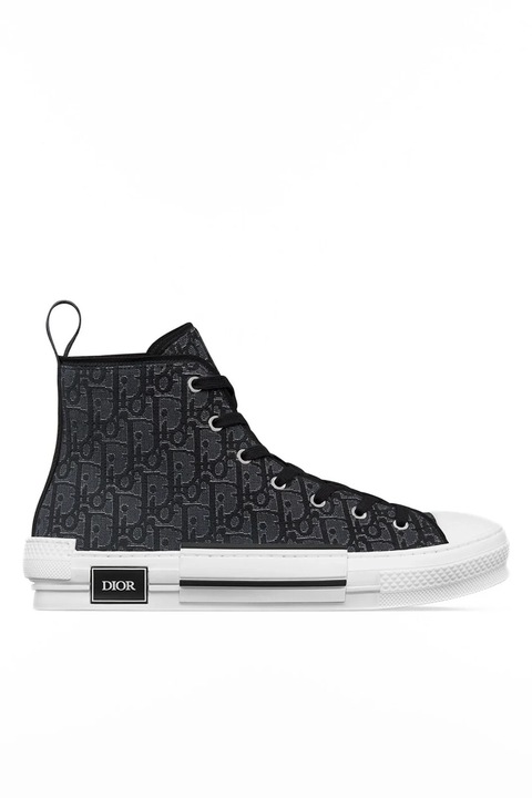 Мъжки кецове, Dior B23, Черен/Сребрист, 43