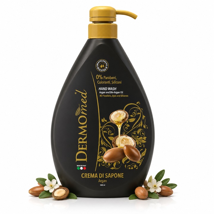 Dermomed® folyékony szappan argánolajjal és elegáns keleti jegyekkel, 1000 ml
