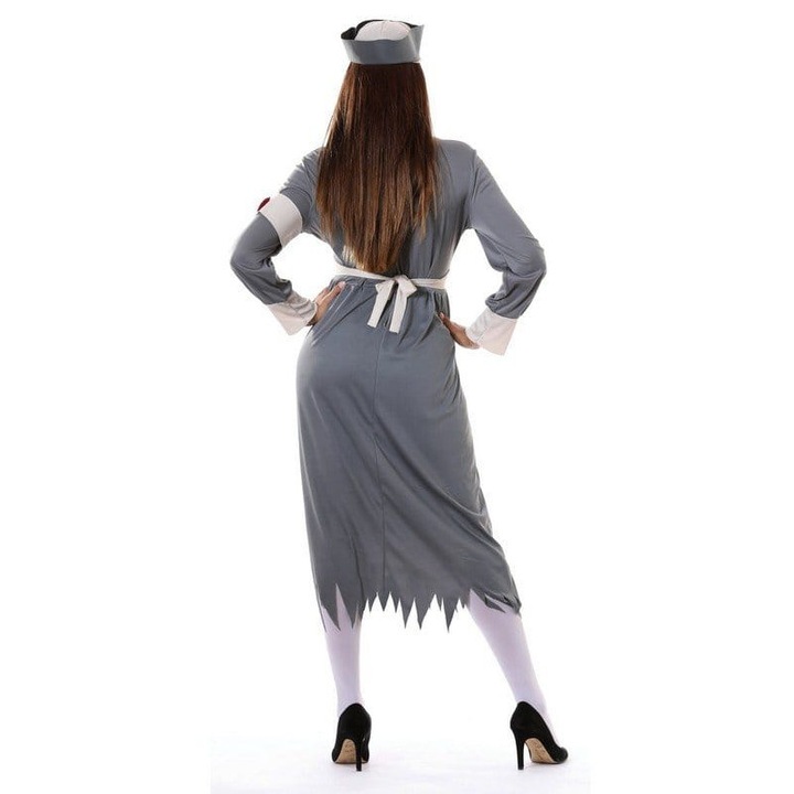 Costum Bloody Femei Zombie Asistenta Halloween 2026 marimea 42-44