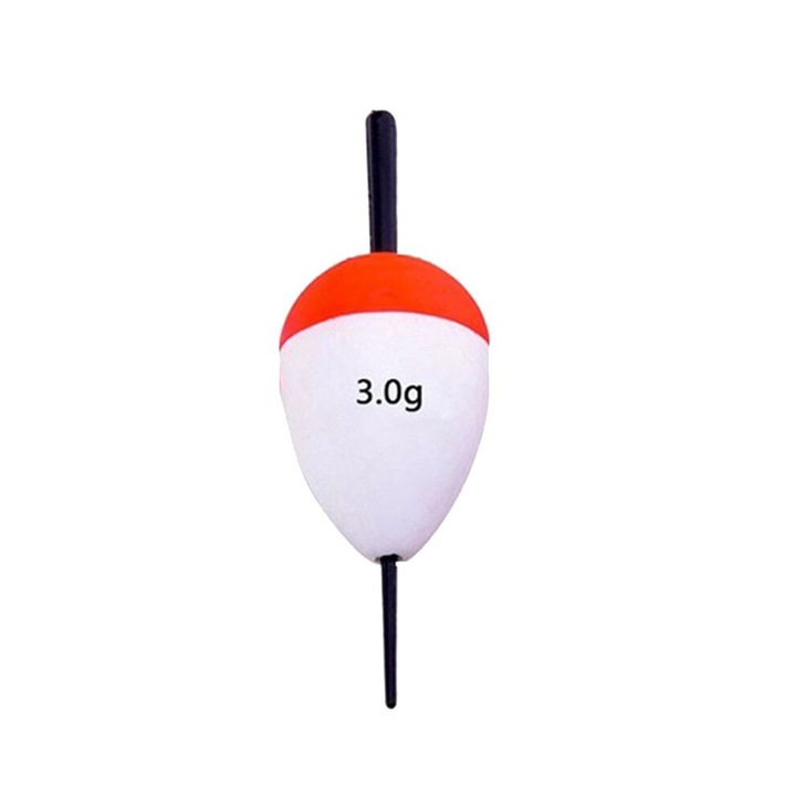 Plute pescuit 3g set 100 buc rosu alb