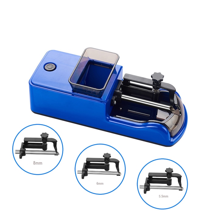 Masina de rulat tigari FooFoony, injector electric, umplere automata pentru tuburi de 8/6, 5/5, 5 mm, pre-rulare, masina automata de rulat tutun, cadou pentru sotul tatalui, cel mai bun cadou pentru fumatori