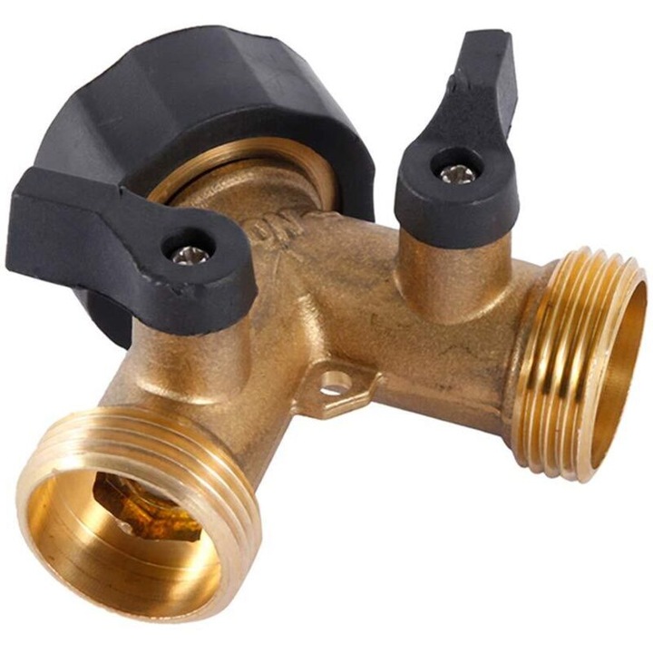Robinet dublu gradina Y-alama 3/4 inch, rezistent, etans, 2 cai