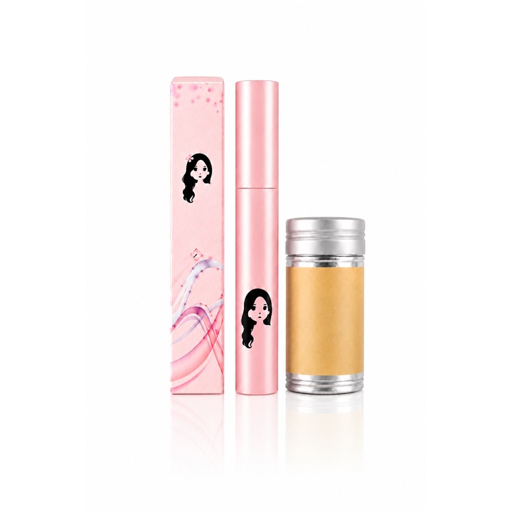 Set Profesional pentru Aranjarea Parului, Ceara Stick si Rimel pentru Fire Rebele, Anti-Frizz, Fixare Naturala si Par Neted
