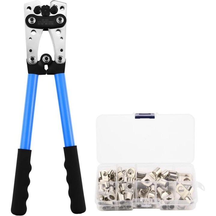 Set cleste sertizat 25cm 6 matrite 60 terminale multicolor