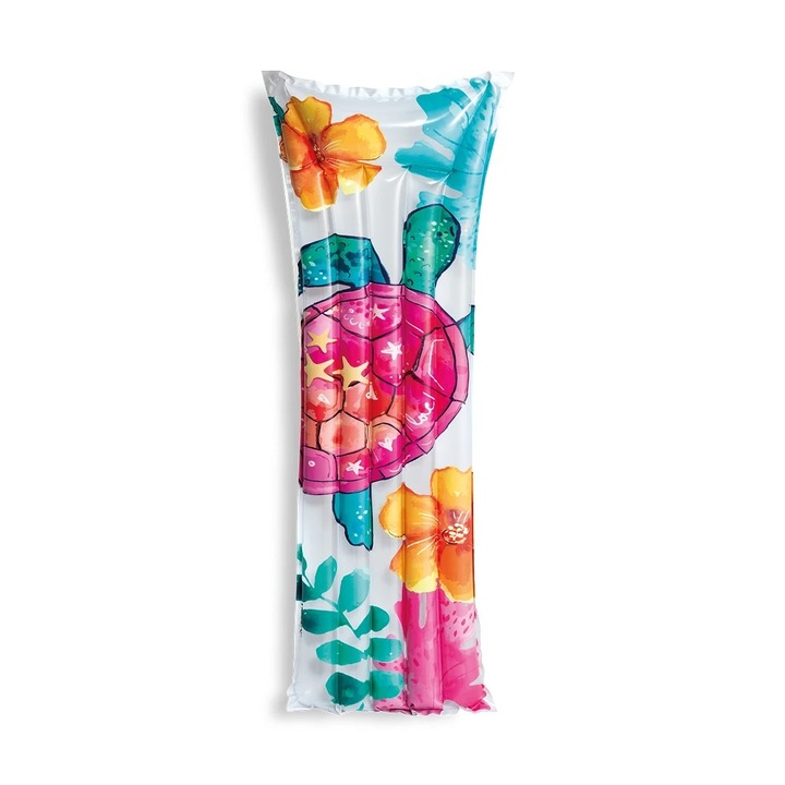 Saltea gonflabila pentru apa, 183x69 cm, max. 100 kg, Testoasa, Intex 59720